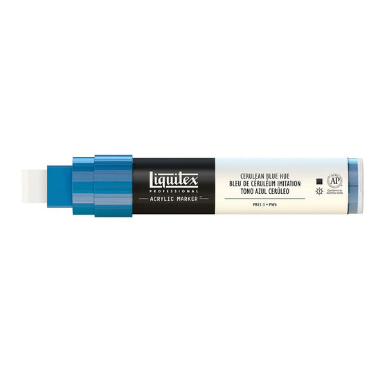Liquitex Professional Akrilik Markör Kesik Uç 15mm Cerulean Blue Hue 470