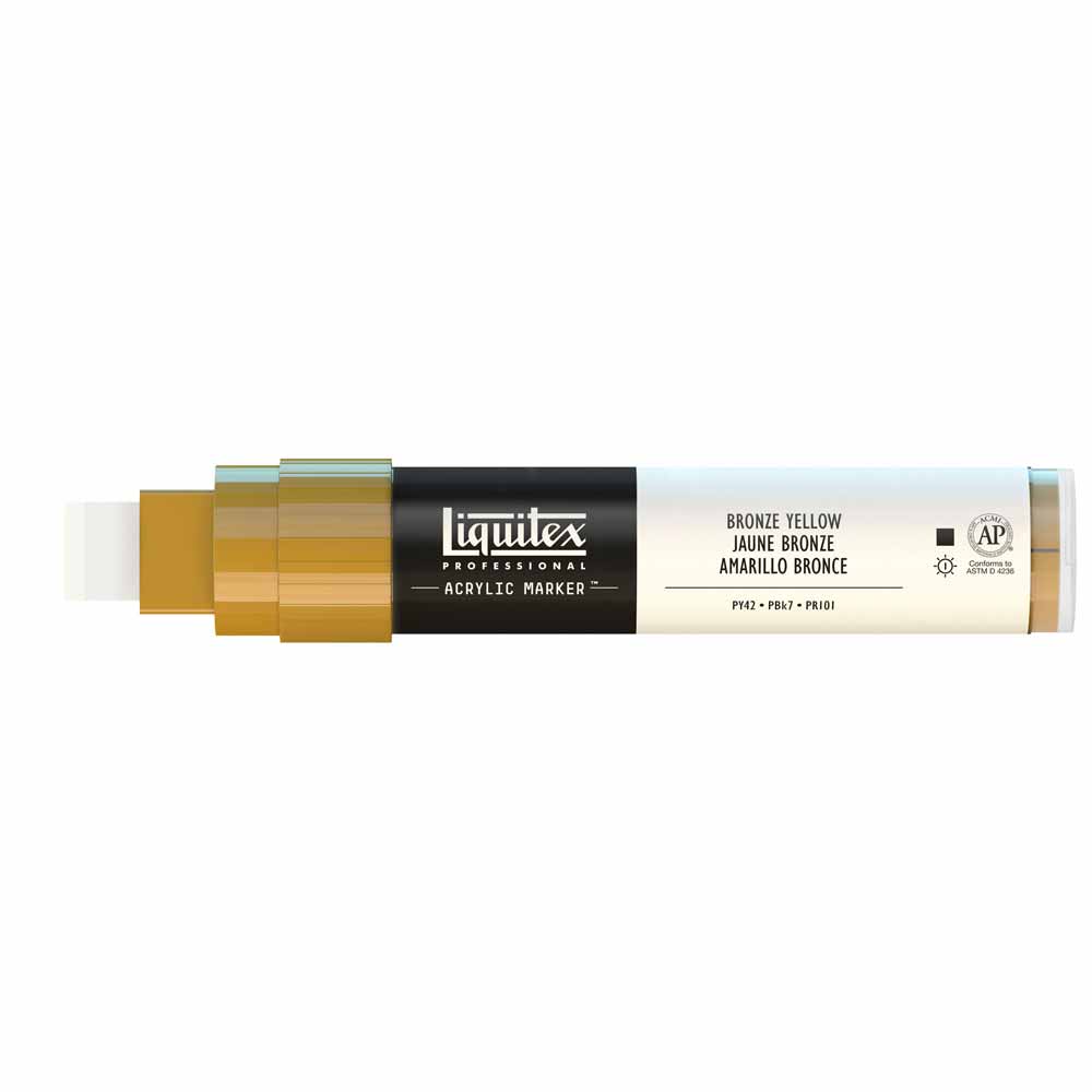 Liquitex Professional Akrilik Markör Kesik Uç 15mm Bronze Yellow 530