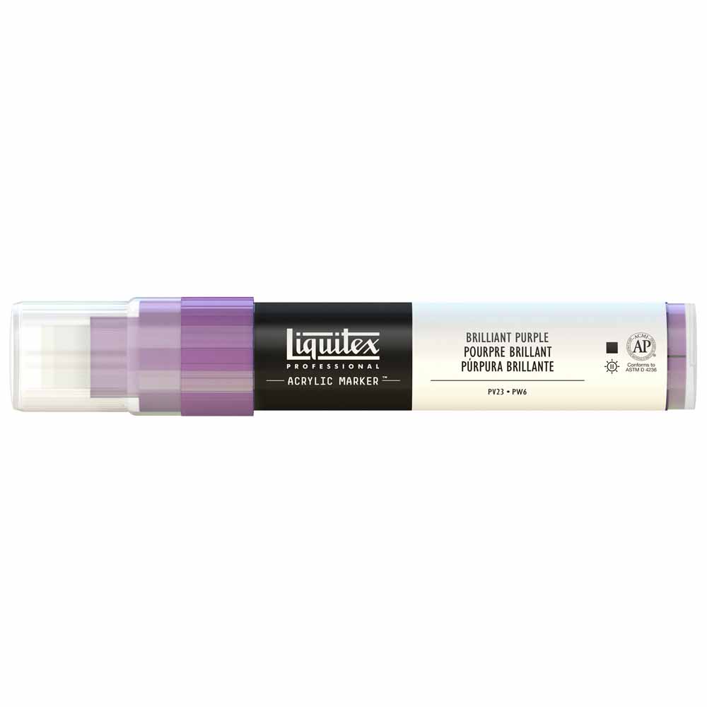 Liquitex Professional Akrilik Markör Kesik Uç 15mm Brilliant Purple 590