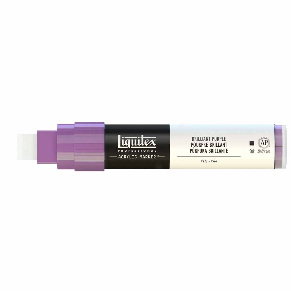 Liquitex Professional Akrilik Markör Kesik Uç 15mm Brilliant Purple 590