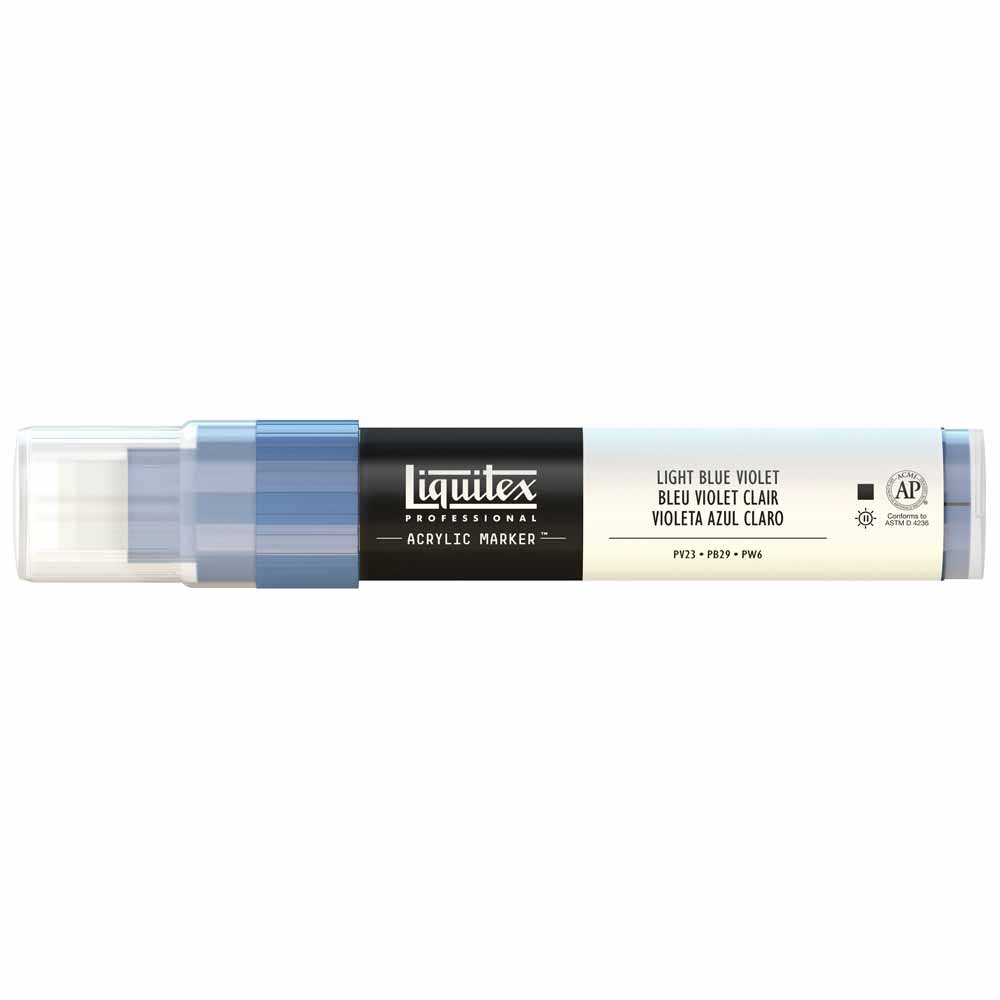 Liquitex Professional Akrilik Markör Kesik Uç 15mm Light Blue Violet 680