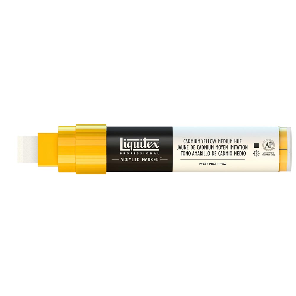 Liquitex Professional Akrilik Markör Kesik Uç 15mm Cadmium Yellow Medium Hue 830