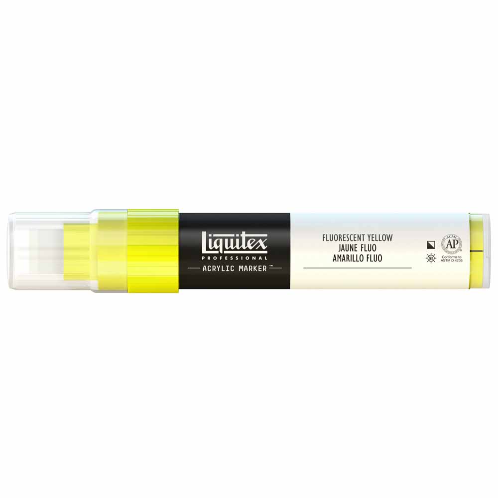 Liquitex Professional Akrilik Markör Kesik Uç 15mm Fluorescent Yellow 981