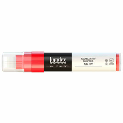 Liquitex Professional Akrilik Markör Kesik Uç 15mm Fluorescent Red 983