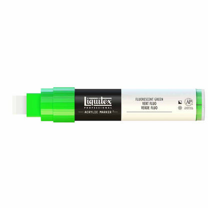 Liquitex Professional Akrilik Markör Kesik Uç 15mm Fluorescent Green 985