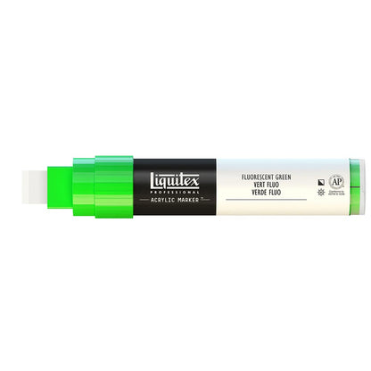 Liquitex Professional Akrilik Markör Kesik Uç 15mm Fluorescent Green 985