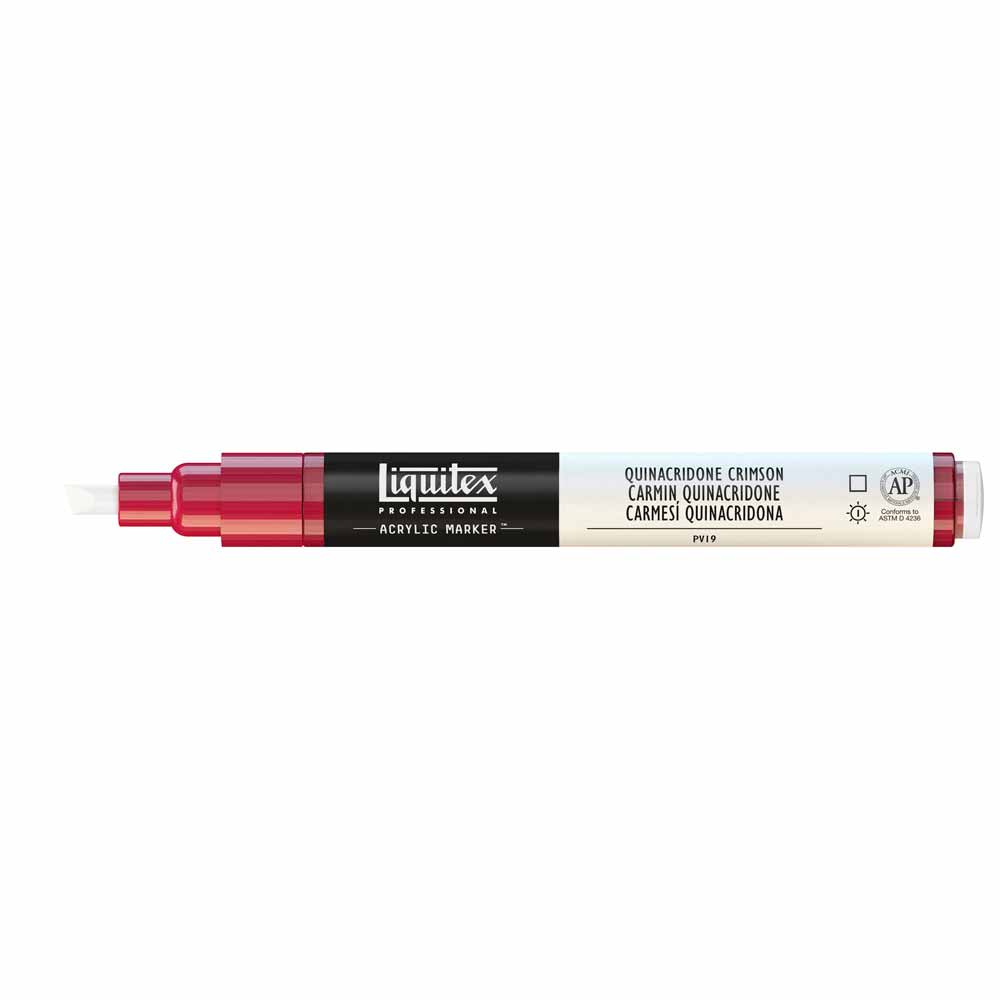 Liquitex Professional Akrilik Markör İnce Uç 2mm Quinacridone Crimson 110