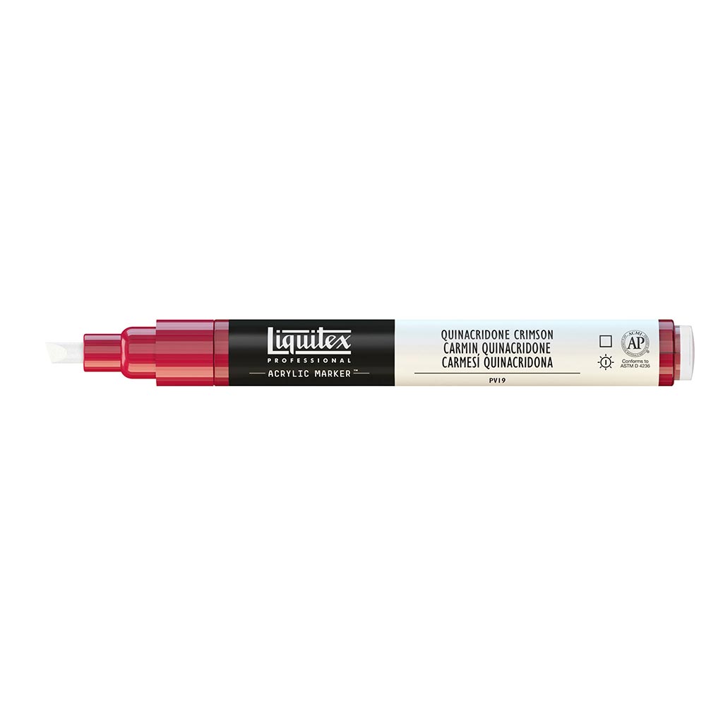Liquitex Professional Akrilik Markör İnce Uç 2mm Quinacridone Crimson 110