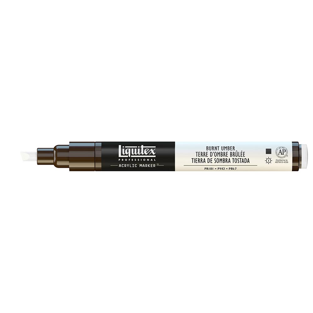 Liquitex Professional Akrilik Markör İnce Uç 2mm Burnt Umber 128