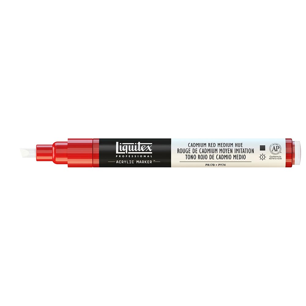 Liquitex Professional Akrilik Markör İnce Uç 2mm Cadmium Red Medium Hue 151