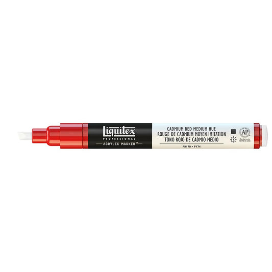 Liquitex Professional Akrilik Markör İnce Uç 2mm Cadmium Red Medium Hue 151