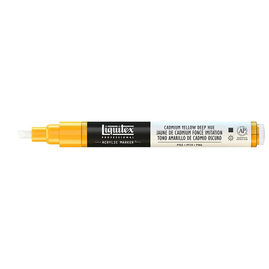 Liquitex Professional Akrilik Markör İnce Uç 2mm Cadmium Yellow Deep Hue 163