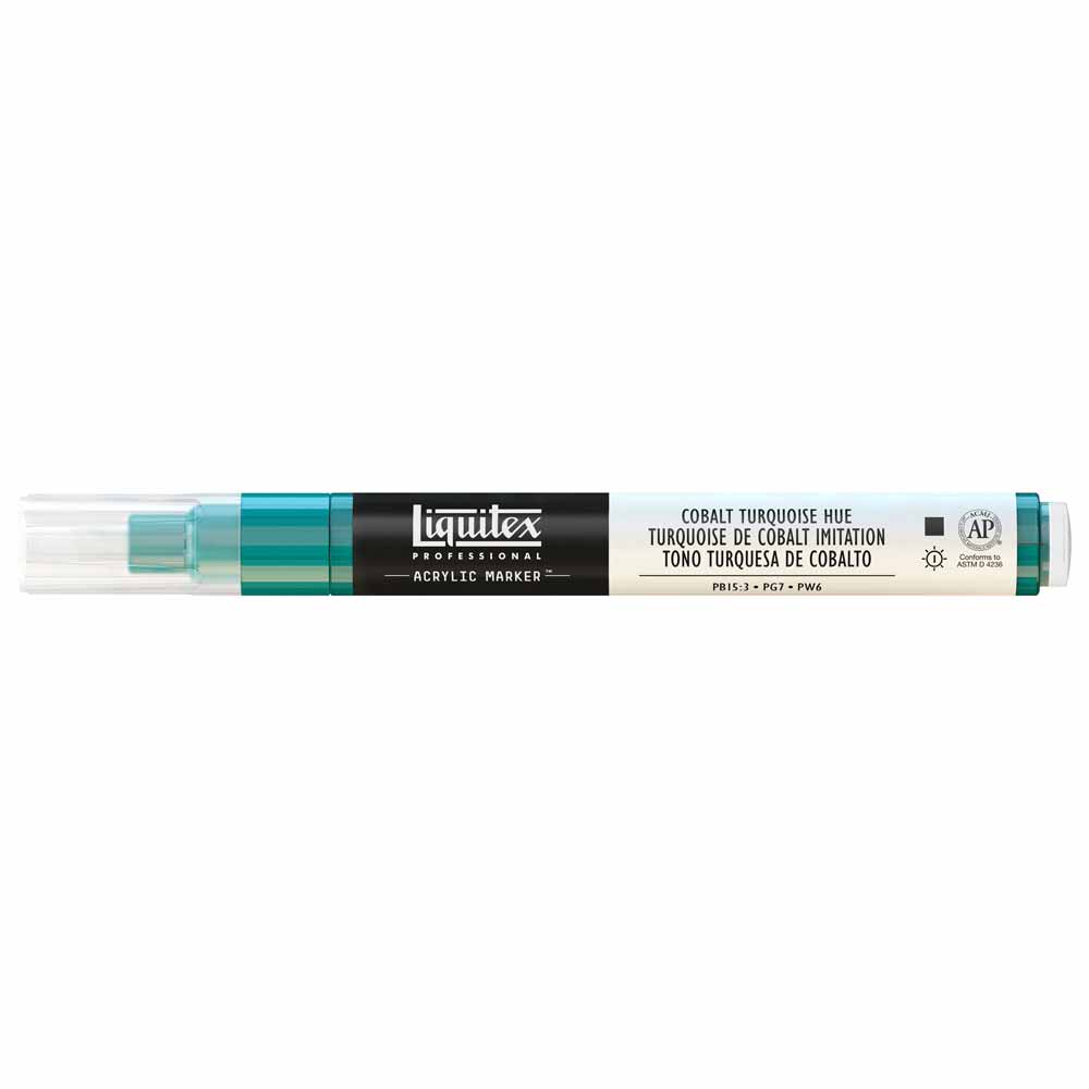 Liquitex Professional Akrilik Markör İnce Uç 2mm Cobalt Turquoise Hue 169