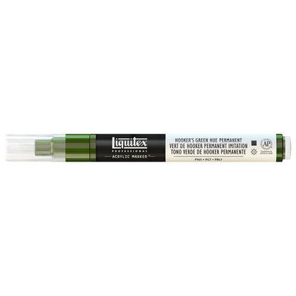 Liquitex Professional Akrilik Markör İnce Uç 2mm Hooker’s Green Hue Permanent 224