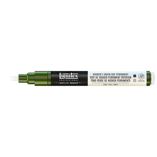 Liquitex Professional Akrilik Markör İnce Uç 2mm Hooker’s Green Hue Permanent 224