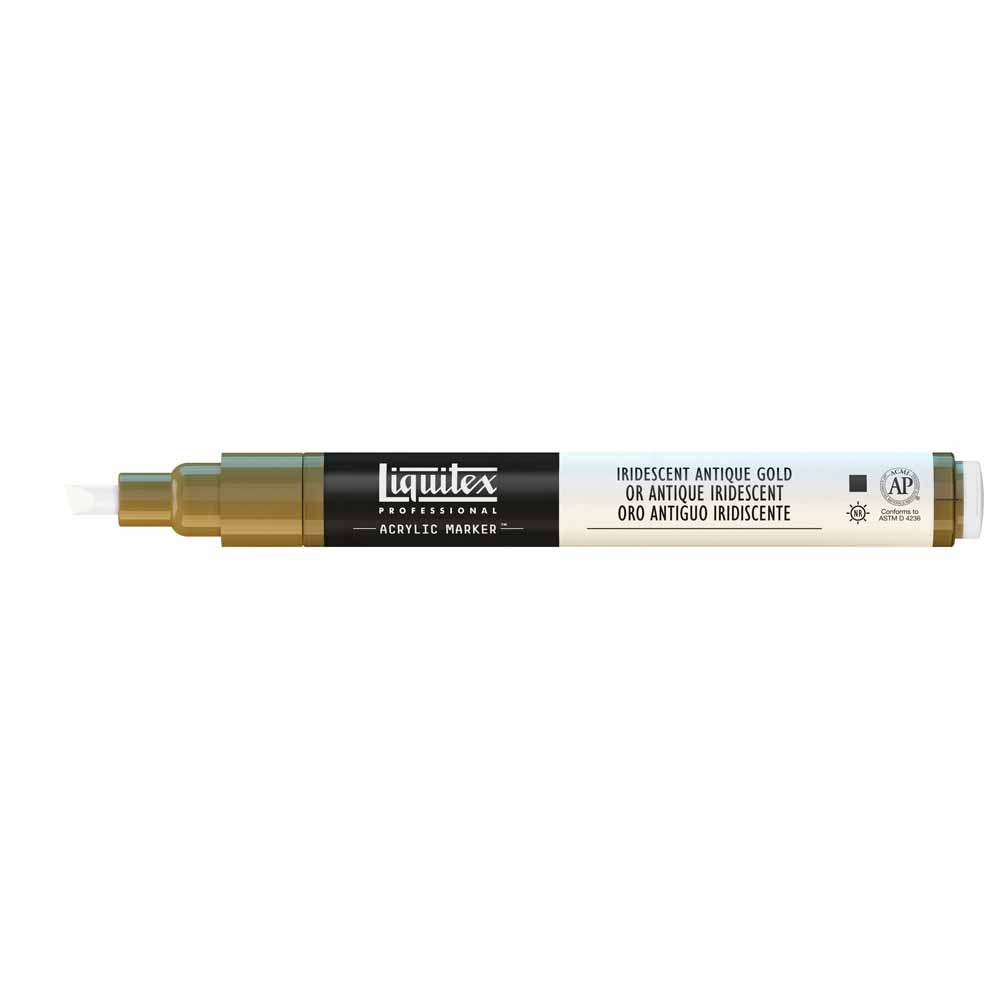 Liquitex Professional Akrilik Markör İnce Uç 2mm Iridescent Antique Gold 237