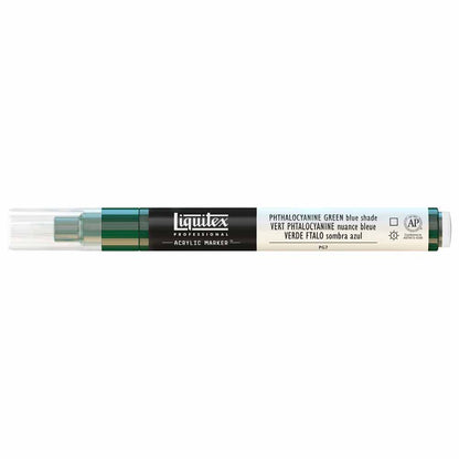 Liquitex Professional Akrilik Markör İnce Uç 2mm Phthalocyanine Green Blue Shade 317