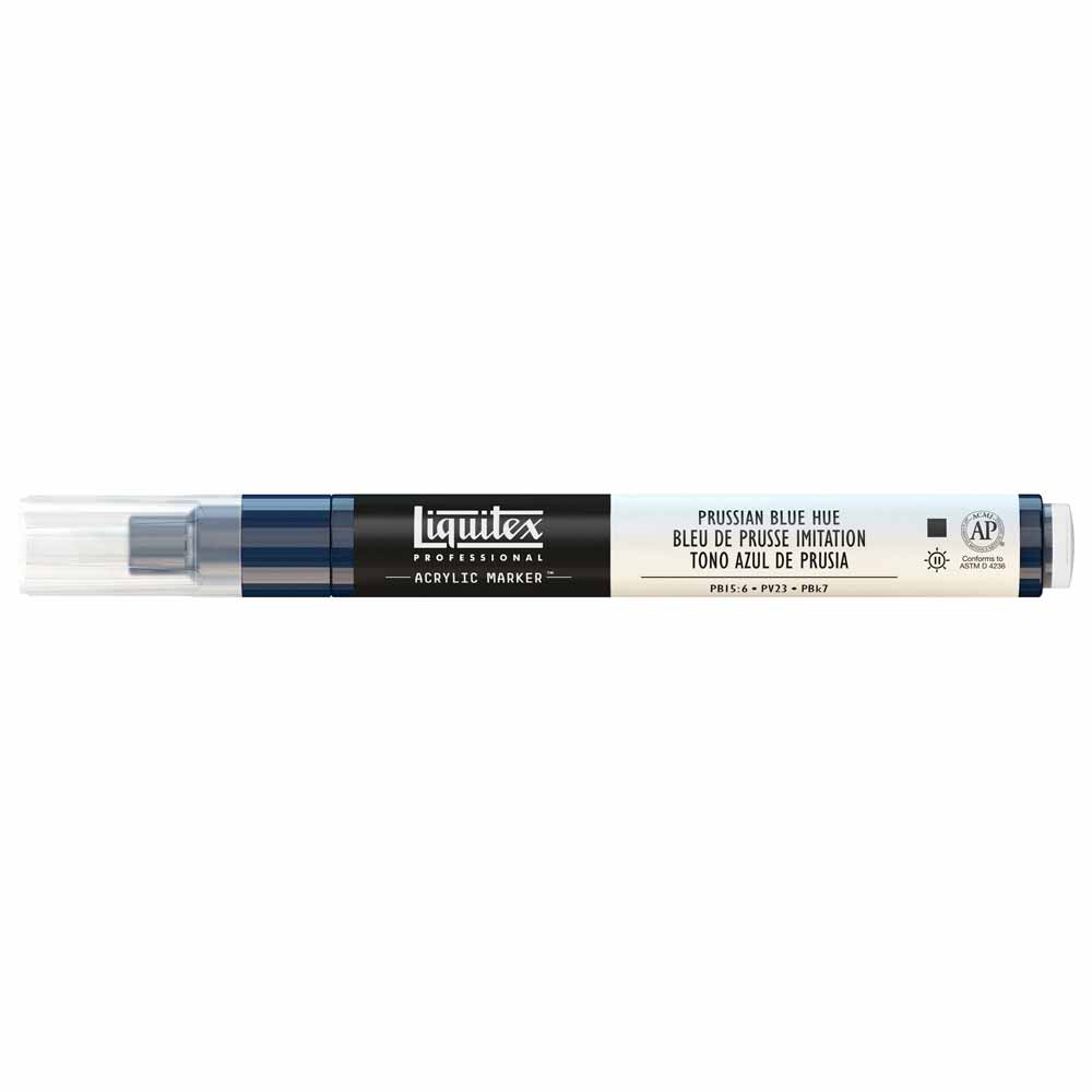 Liquitex Professional Akrilik Markör İnce Uç 2mm Prussian Blue Hue 320