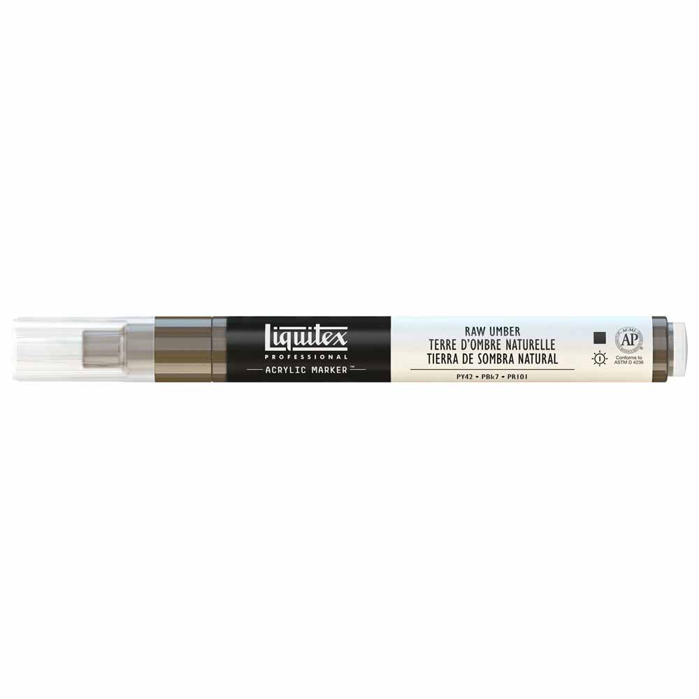 Liquitex Professional Akrilik Markör İnce Uç 2mm Raw Umber 331