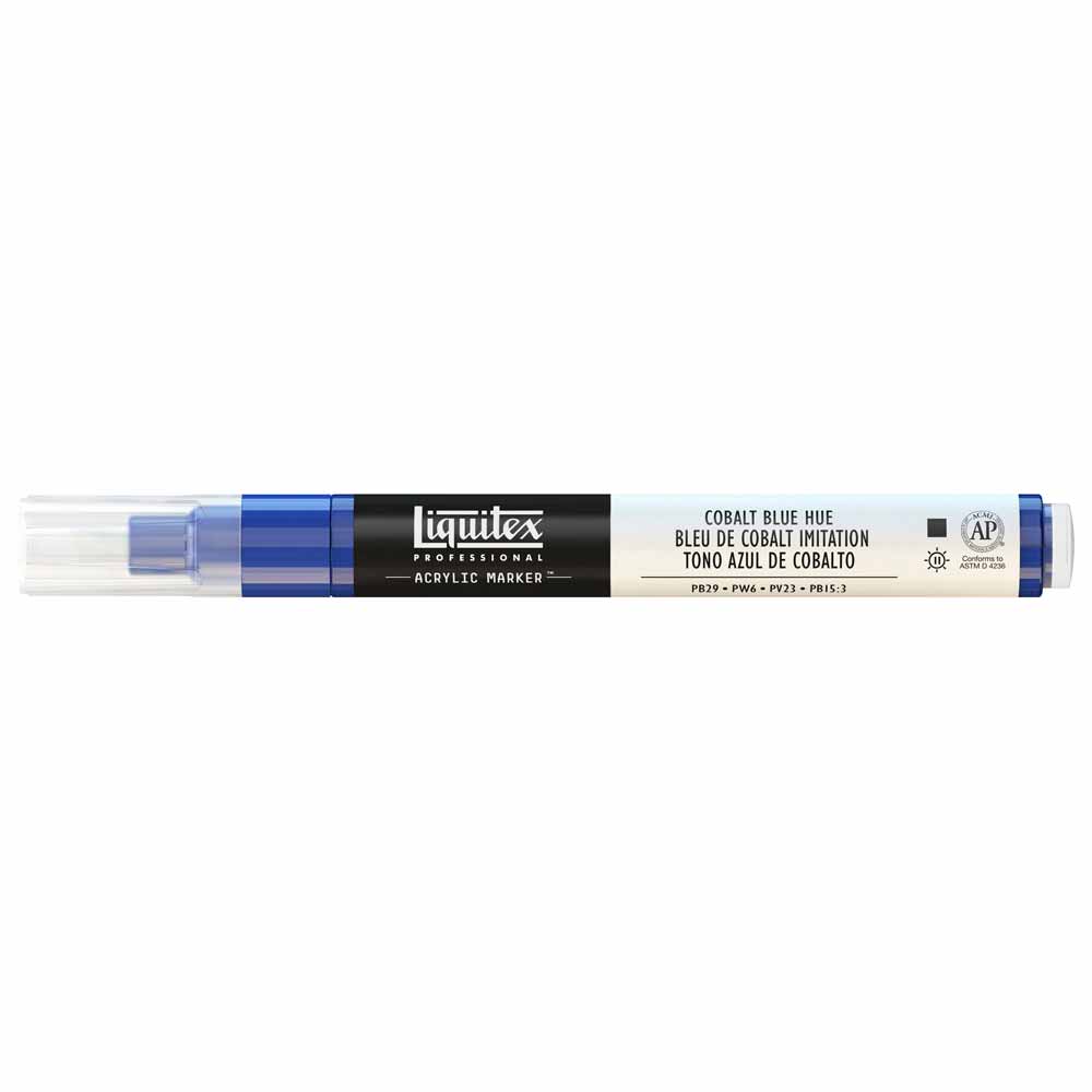 Liquitex Professional Akrilik Markör İnce Uç 2mm Cobalt Blue Hue 381
