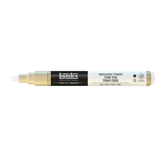 Liquitex Professional Akrilik Markör İnce Uç 2mm Unbleached Titanium 434