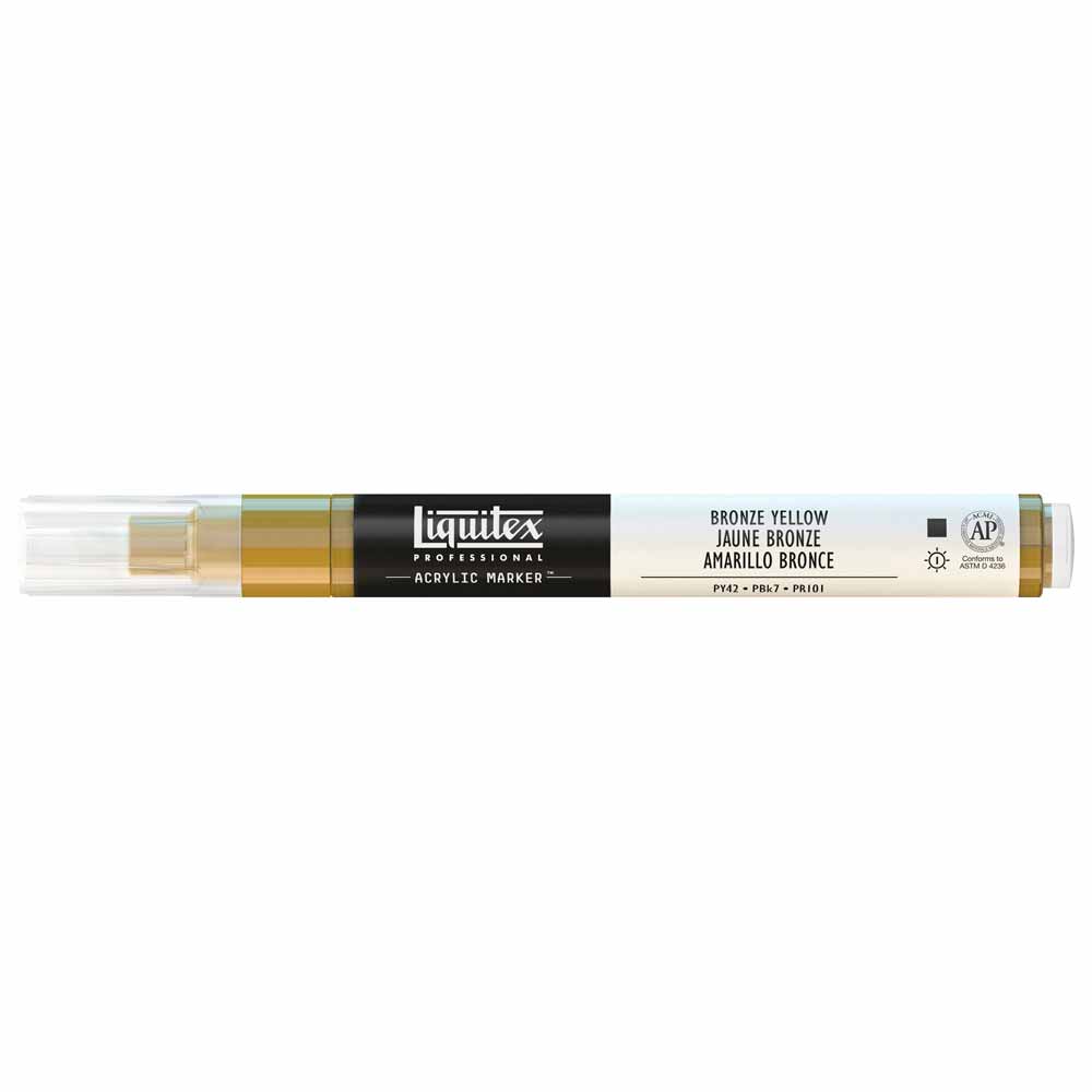 Liquitex Professional Akrilik Markör İnce Uç 2mm Bronze Yellow 530