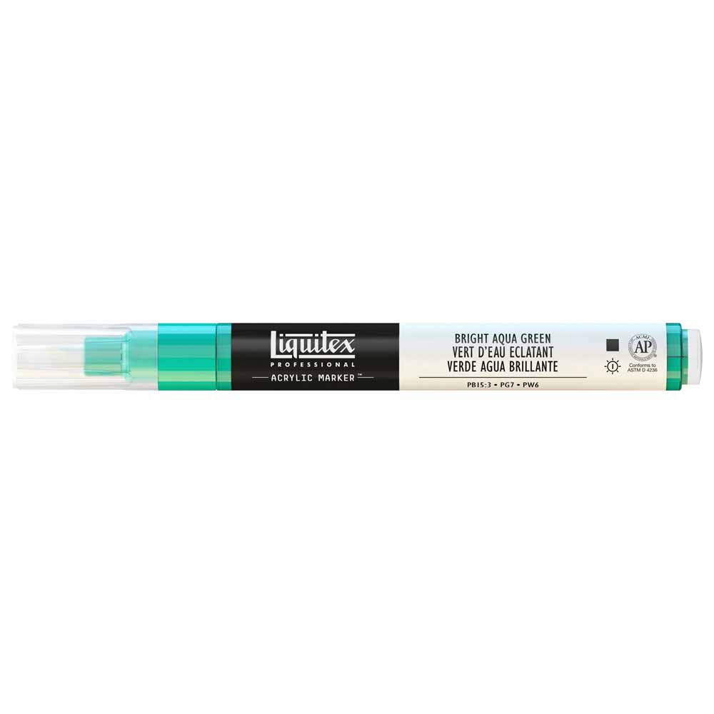 Liquitex Professional Akrilik Markör İnce Uç 2mm Bright Aqua Green 660