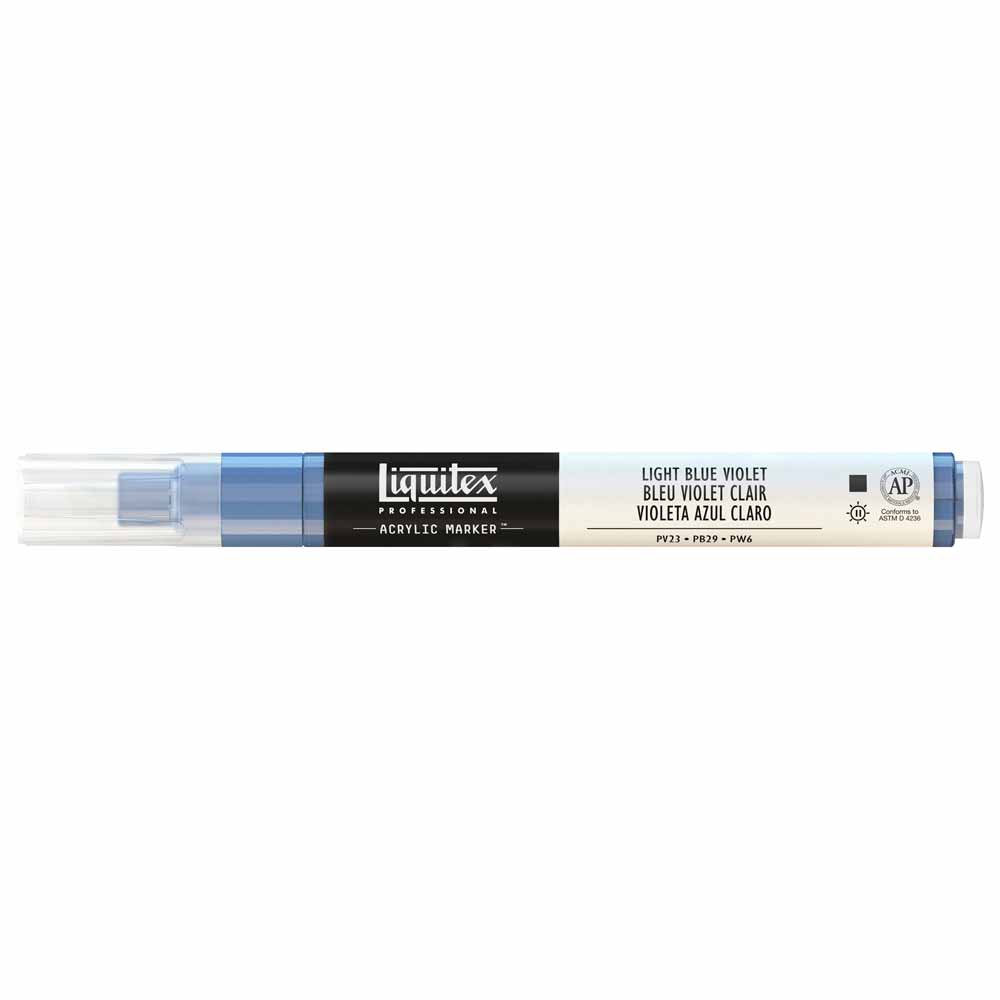 Liquitex Professional Akrilik Markör İnce Uç 2mm Light Blue Violet 680