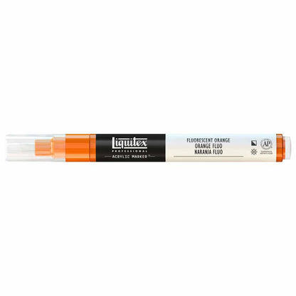 Liquitex Professional Akrilik Markör İnce Uç 2mm Fluorescent Orange 982