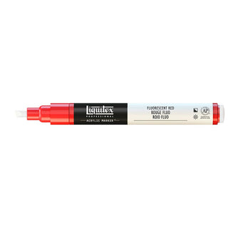 Liquitex Professional Akrilik Markör İnce Uç 2mm Fluorescent Red 983