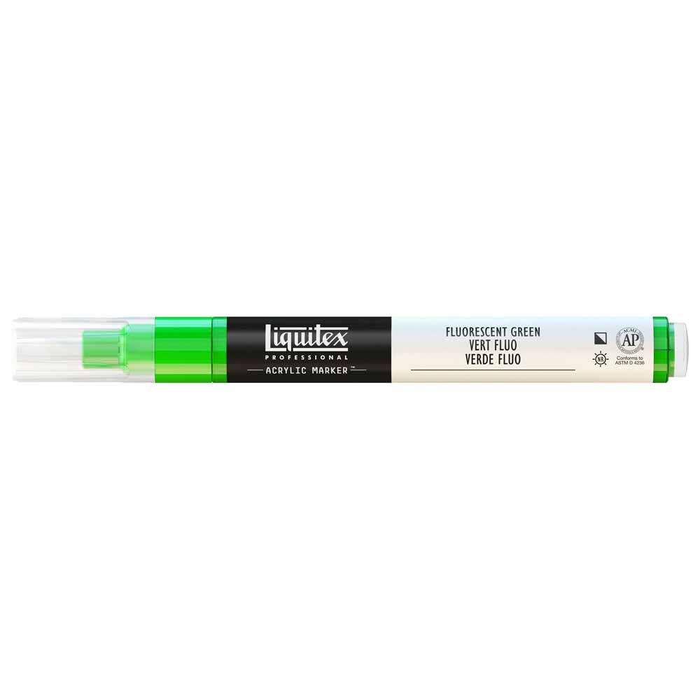 Liquitex Professional Akrilik Markör İnce Uç 2mm Fluorescent Green 985