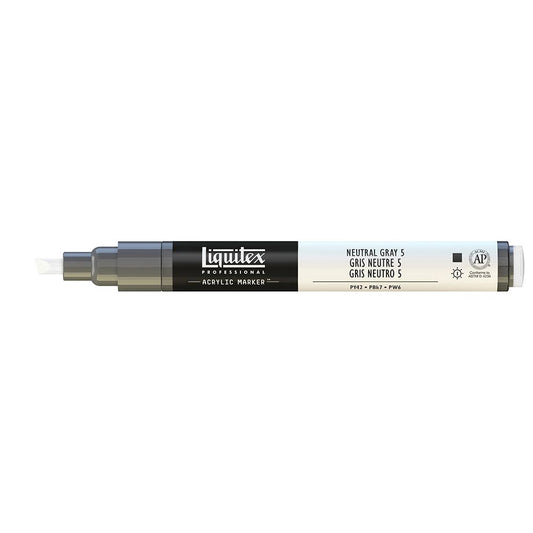 Liquitex Professional Akrilik Markör İnce Uç 2mm Neutral Gray 5 5999