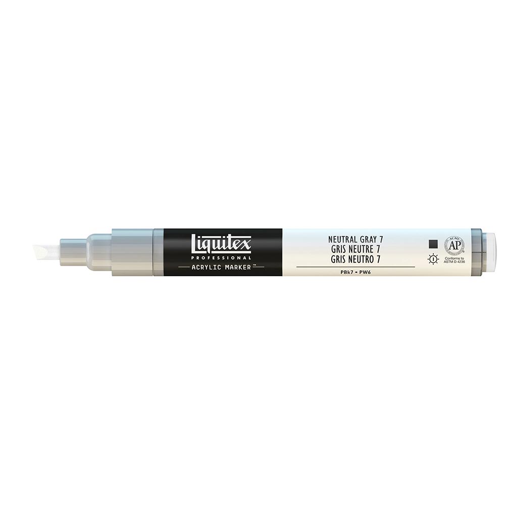 Liquitex Professional Akrilik Markör İnce Uç 2mm Neutral Gray 7 7599