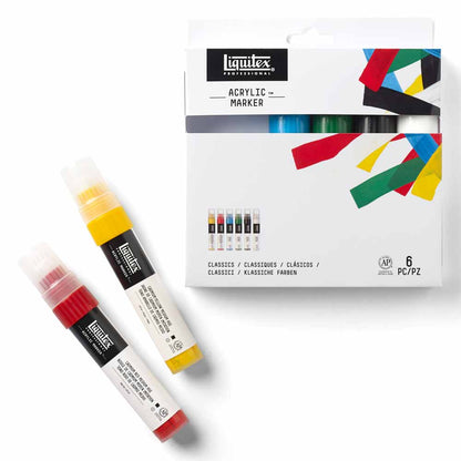 Liquitex Professional Akrilik Markör 6x15mm Set Classic