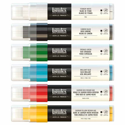 Liquitex Professional Akrilik Markör 6x15mm Set Classic