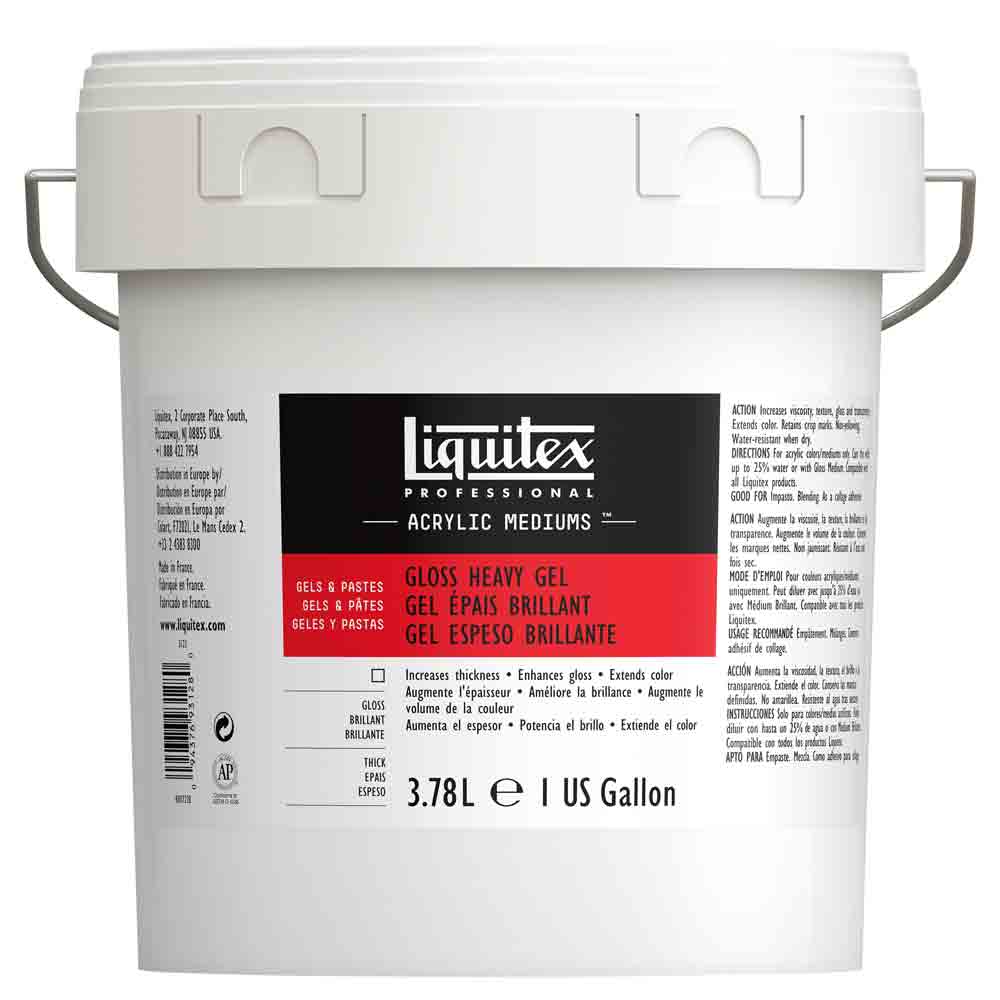Liquitex Professional Acrylic Gloss Heavy Gel 3.78L (Parlak Yoğun Doku Jeli)
