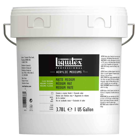 Liquitex Professional Acrylic Matte Medium 3.78L (Mat Medium)