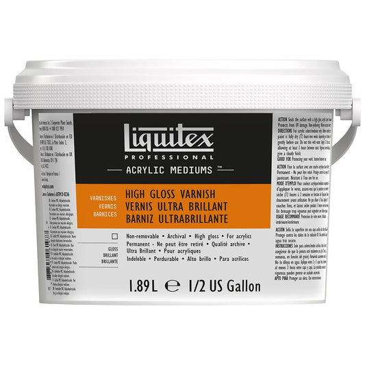 Liquitex Professional Akrilik High Gloss Varnish 1.89L (Ekstra Parlak Vernik)