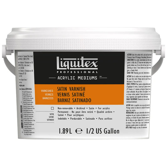 Liquitex Professional Akrilik Satin Varnish 1.89L (Saten/Yarı Parlak Vernik)