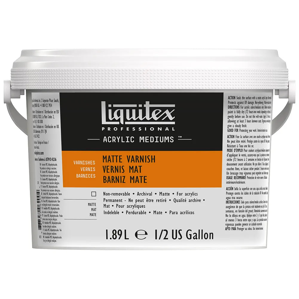 Liquitex Professional Akrilik Matte Varnish 1.89L (Mat Vernik)