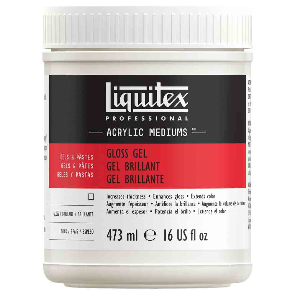 Liquitex Professional Acrylic Gloss Gel 473ml (Parlak Doku Jeli)