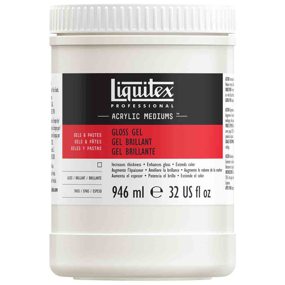 Liquitex Professional Acrylic Gloss Gel 946ml (Parlak Doku Jeli)