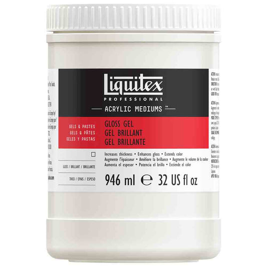 Liquitex Professional Acrylic Gloss Gel 946ml (Parlak Doku Jeli)
