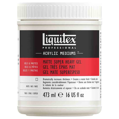 Liquitex Professional Acrylic Matte Super Heavy Gel 473ml (Mat Super Yoğun Doku Jeli)
