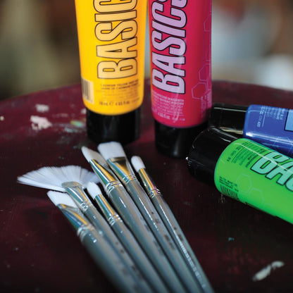 Liquitex Basics Fırçalar Set 4 x Sentetik Uzun Saplı