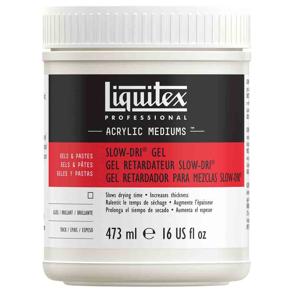 Liquitex Professional Acrylic Slow-Dri Gel 473ml (Slow-Dri Karışım Jeli)