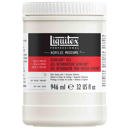 Liquitex Professional Acrylic Slow-Dri Gel 946ml (Slow-Dri Karışım Jeli)