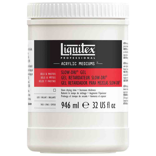 Liquitex Professional Acrylic Slow-Dri Gel 946ml (Slow-Dri Karışım Jeli)