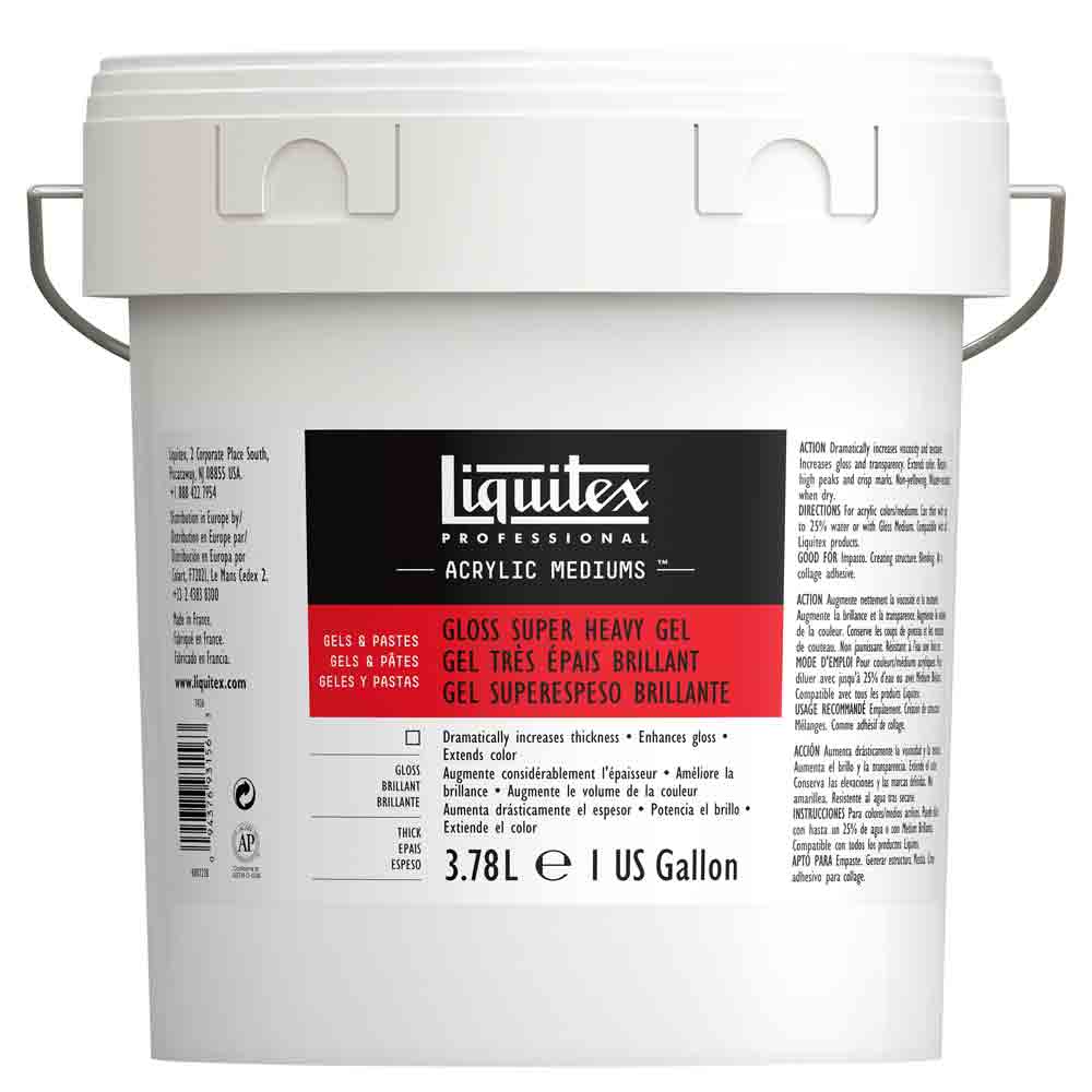 Liquitex Professional Acrylic Gloss Super Heavy Gel 3.78L (Parlak Super Yoğun Doku Jeli)