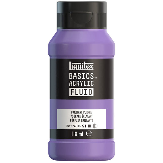 Liquitex Basics Fluid Akrilik Boya 118ml Brilliant Purple 590